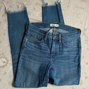 Madewell 9” High Rise Skinny Crop Jeans